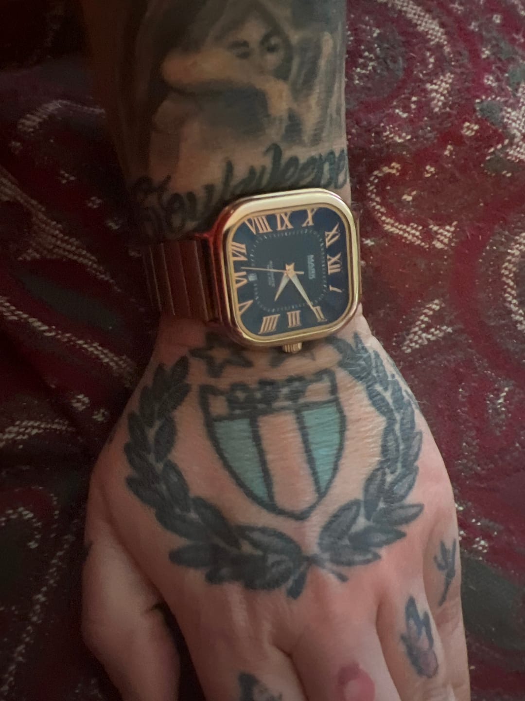 Customer photo review of Mark Fairwhale FW-6820 IONIRUS - Men’s Square Automatic Mechanical Watch