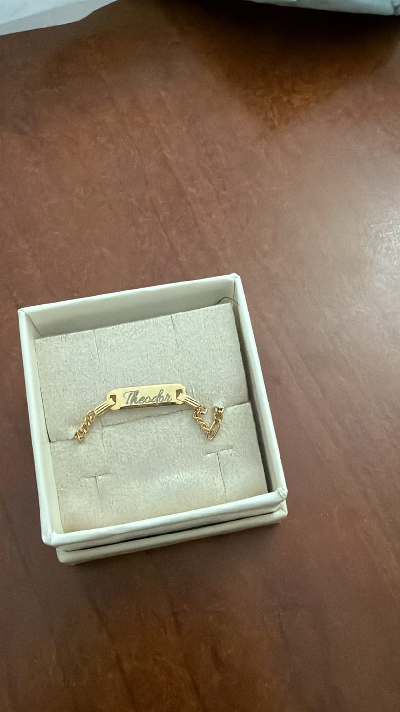 Customer photo review of Bracciale Nome Bimbo