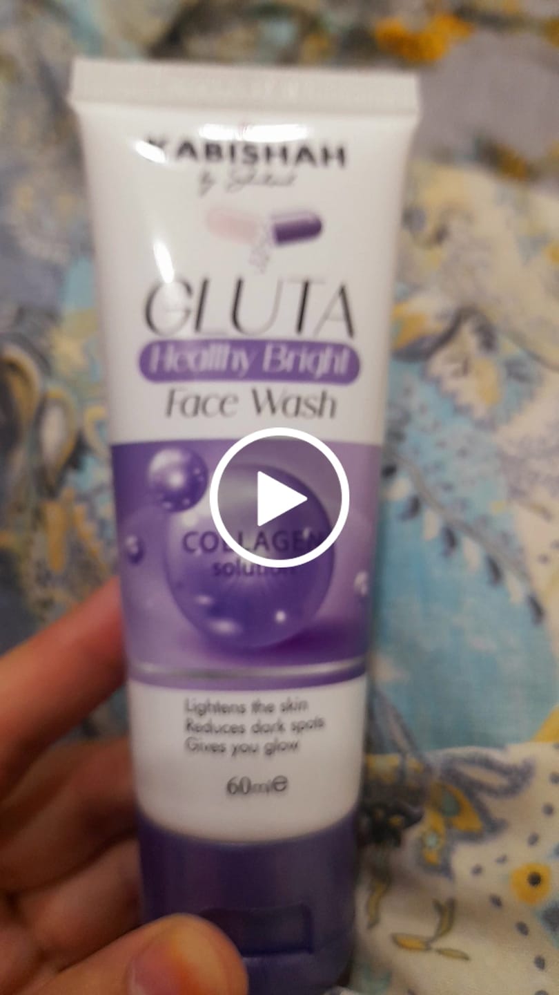 Customer video review of Gluta Healthy Bright Facewash