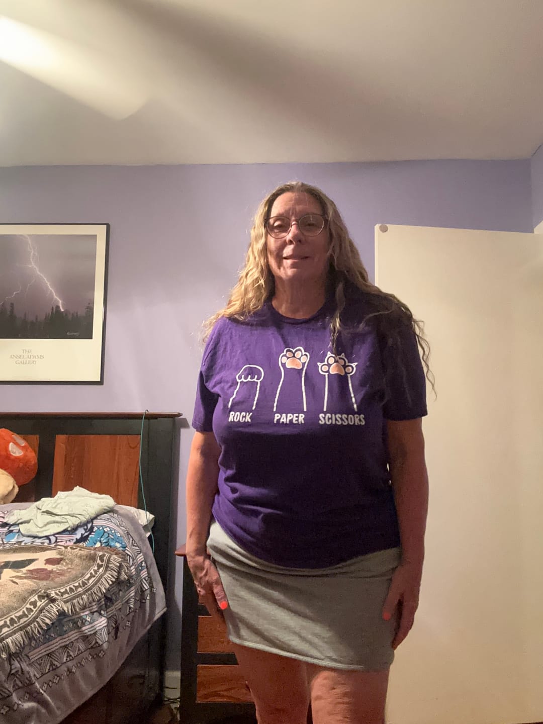 Customer photo review of Rock Paper Scissors Tee