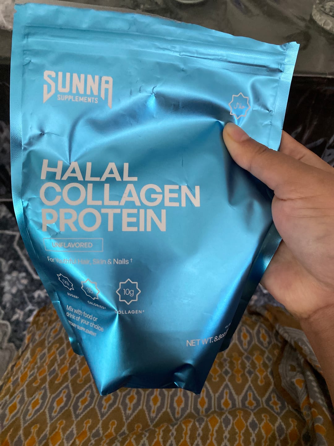 Customer photo review of Halal Collagen Protein