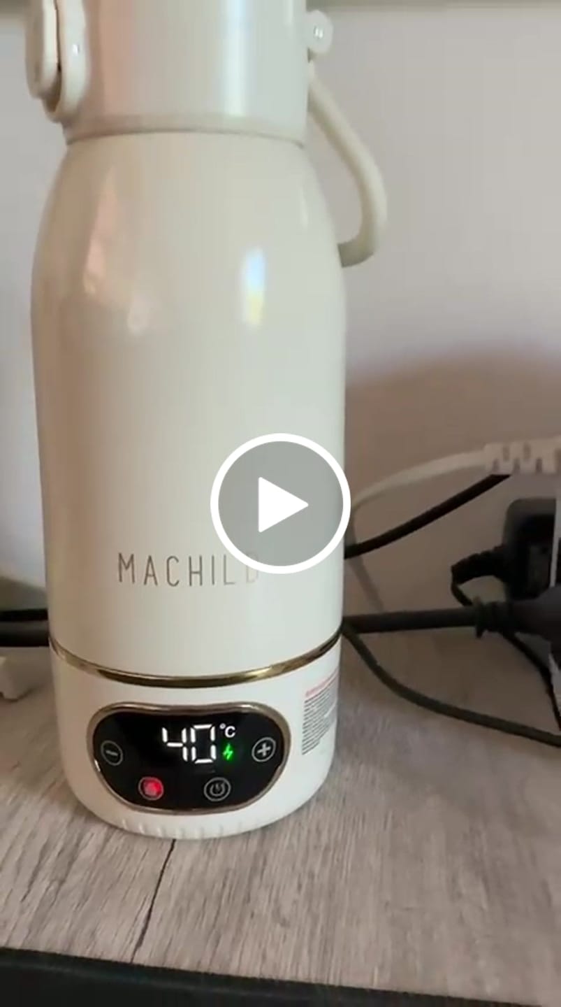 Customer video review of Tragbarer Fläschchenwärmer + Schnell-Ladegerät