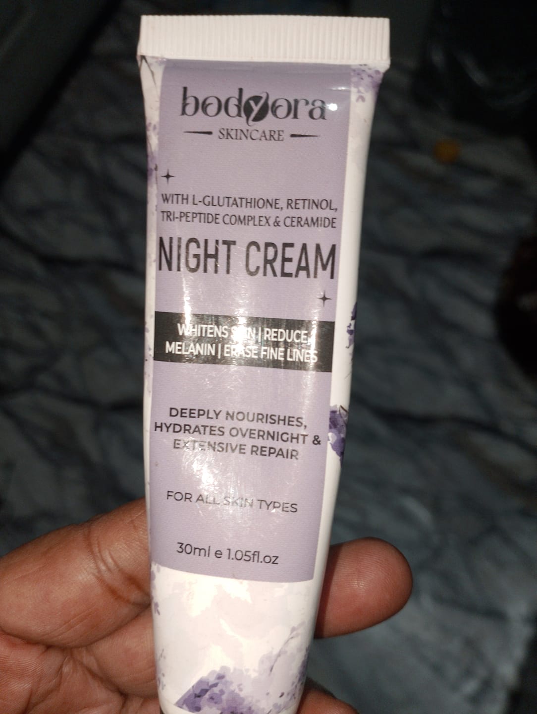 Customer photo review of Night Cream