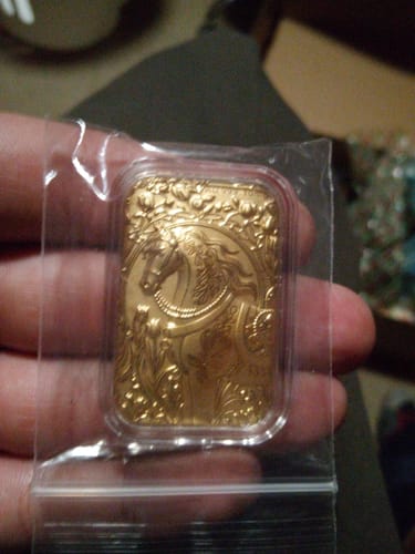 Customer photo review of 24K Yellow Gold- Year of the Fire Horse (99.99% Gold Purity) Essential Horse