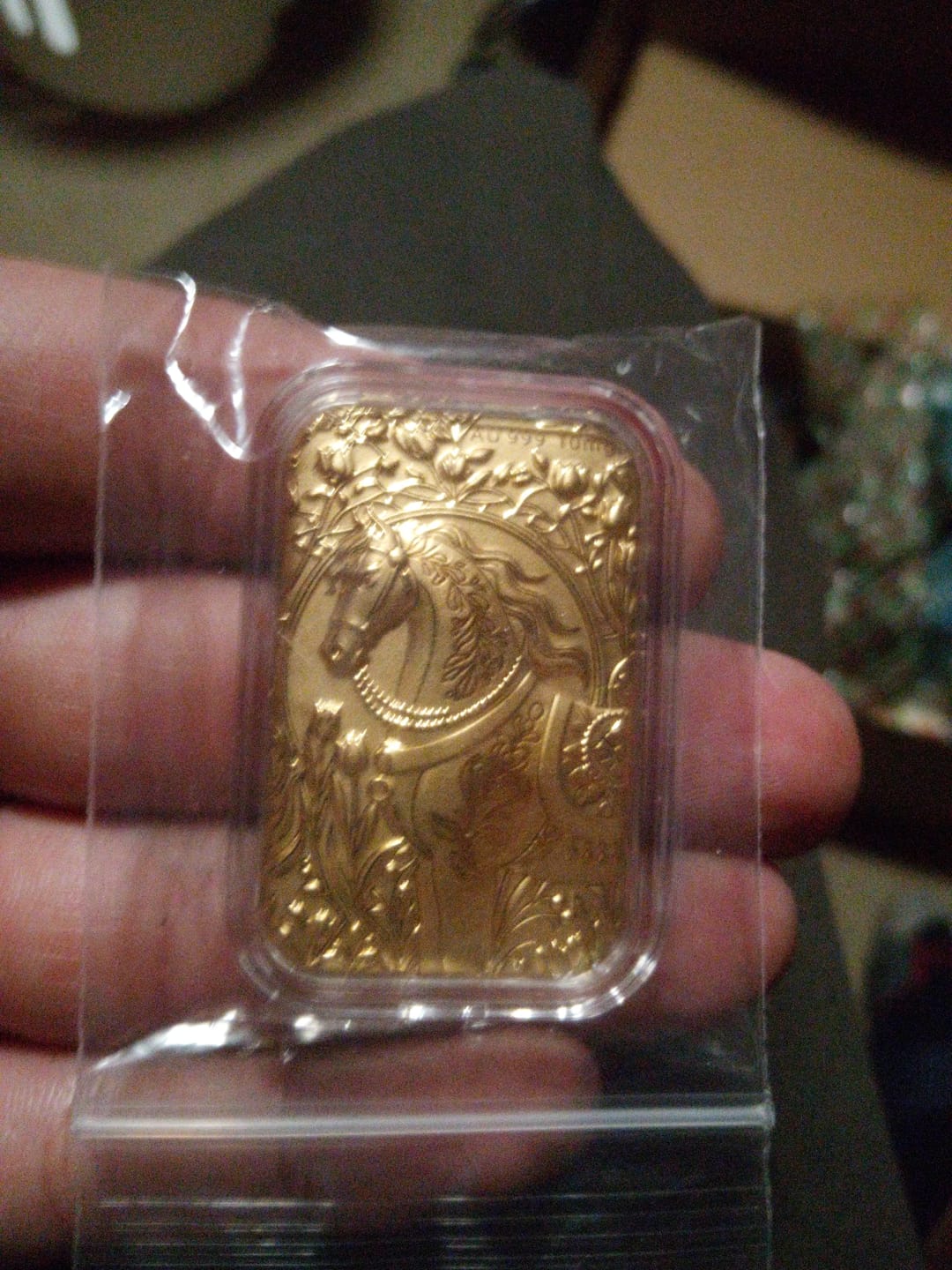 Customer photo review of 24K Yellow Gold- Year of the Fire Horse (99.99% Gold Purity) Essential Horse