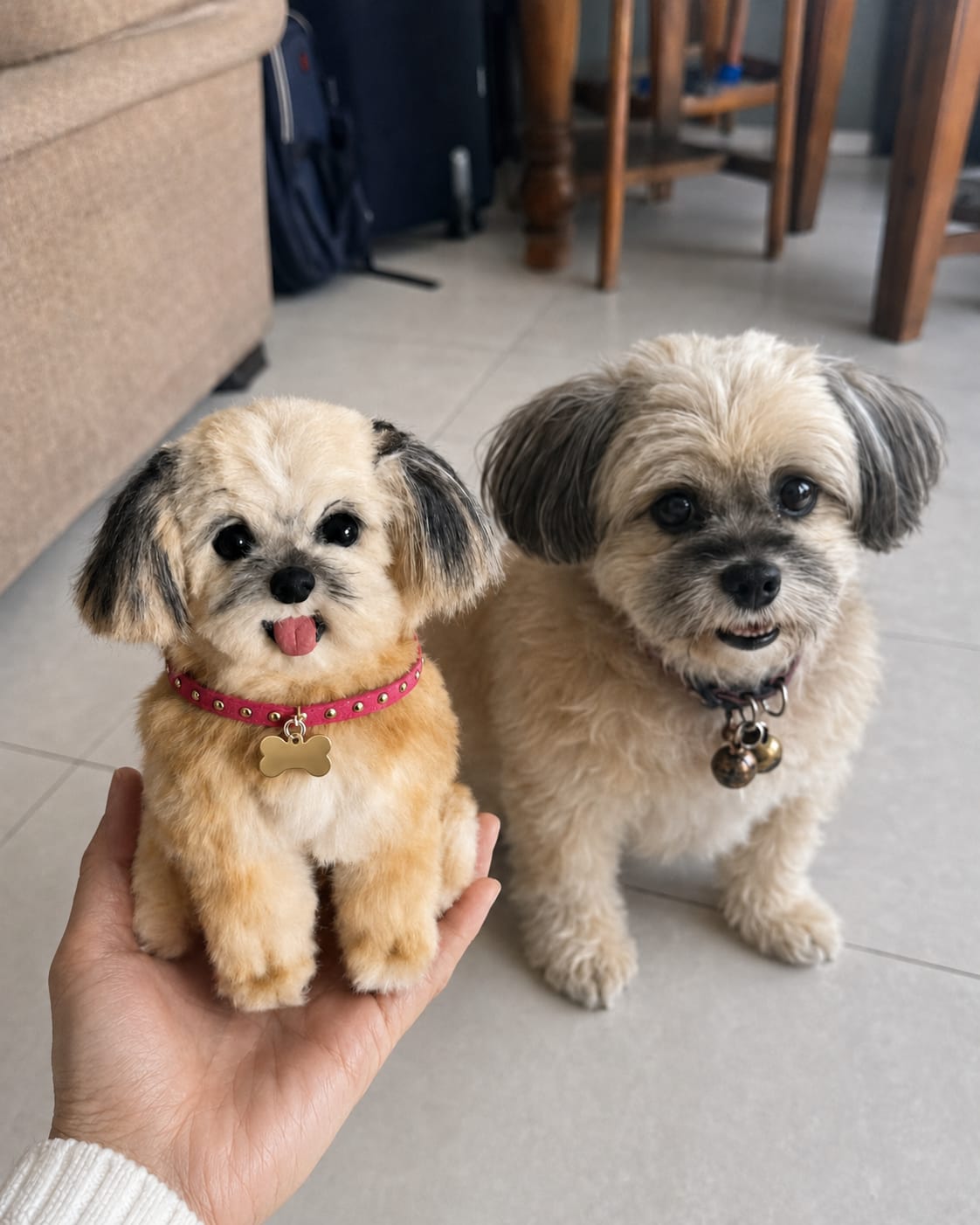 Customer photo review of Customized realistic pet plush toys