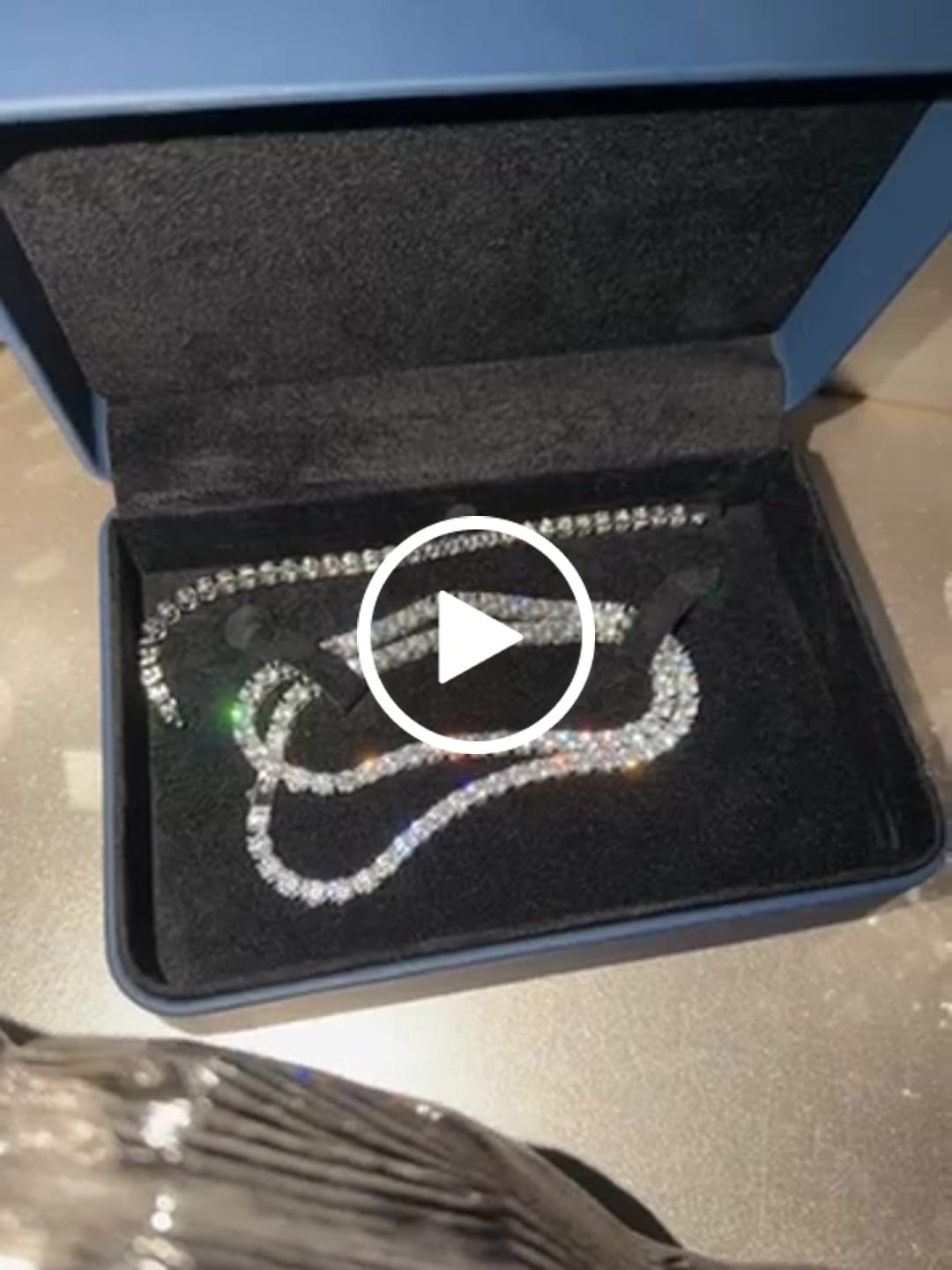 Customer video review of 5MM Tennis Chain and Bracelet Bundle 14K Gold