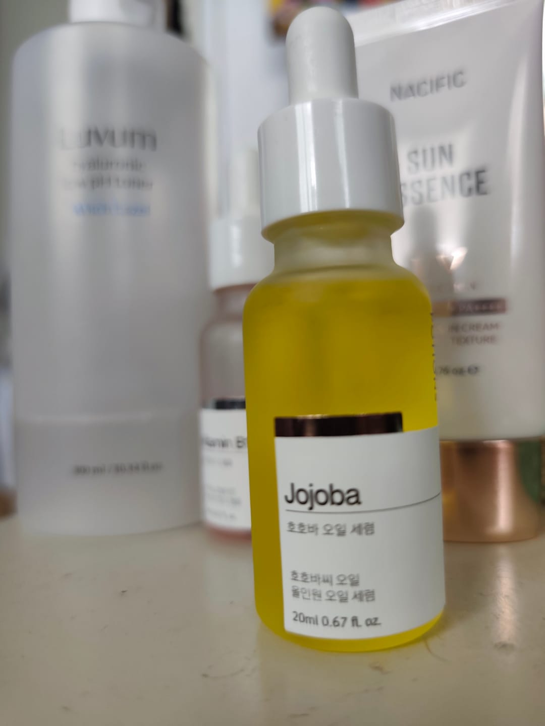Customer photo review of The Potions Jojoba oil serum (20ml) - Minsker porer, gir glød og beroliger