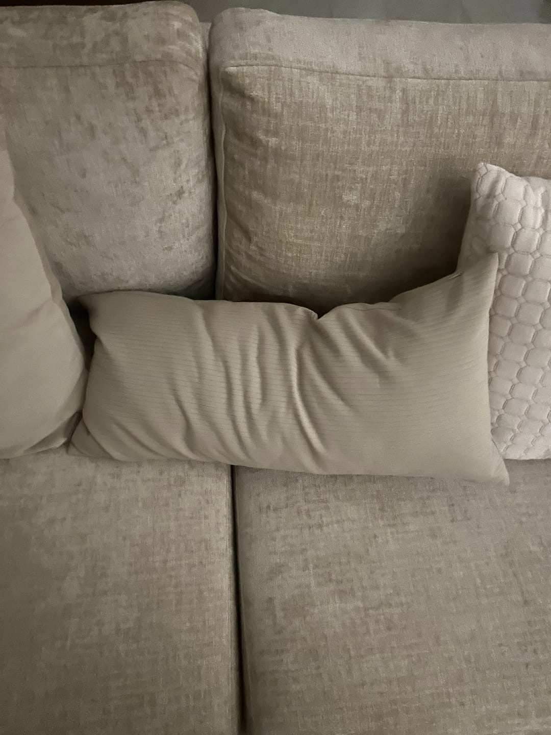 Customer photo review of 60X30 Down Feather Cushion Filling  080205892