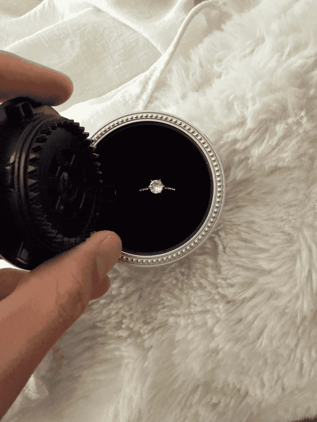 Customer photo review of Secret Ring Box