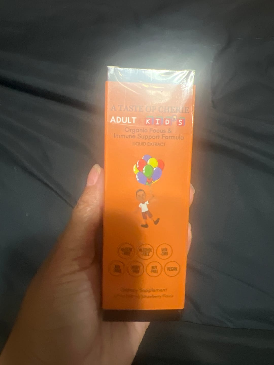Customer photo review of Focus and Immune Support Blend - Liquid Extract