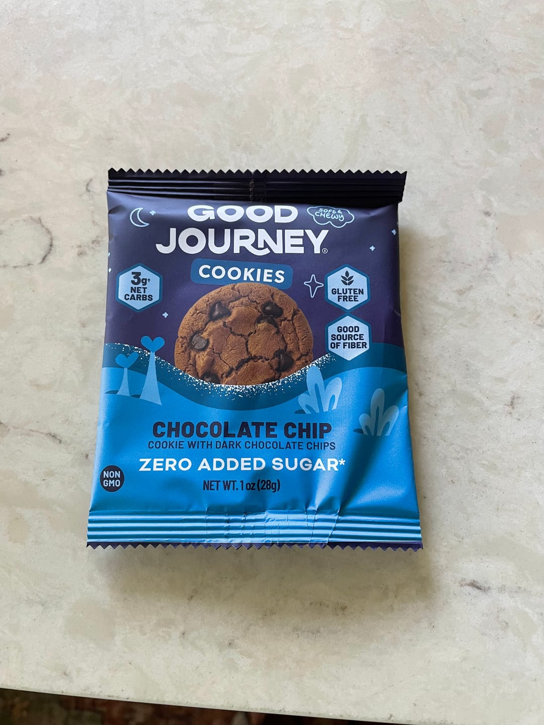 Customer photo review of FREE Single - Keto Chocolate Chip Cookie