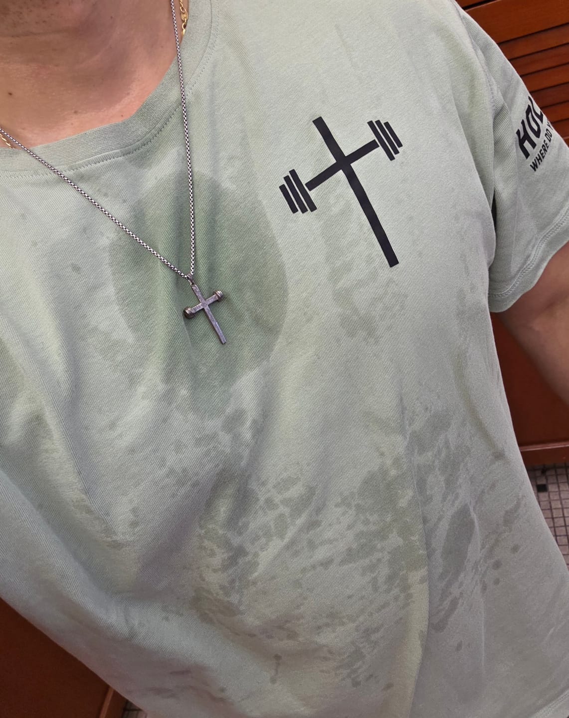 Customer photo review of God Bless America Tee