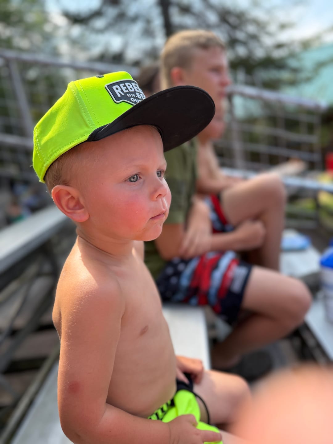Customer photo review of Hydro Snapback in Neon Electric Lime