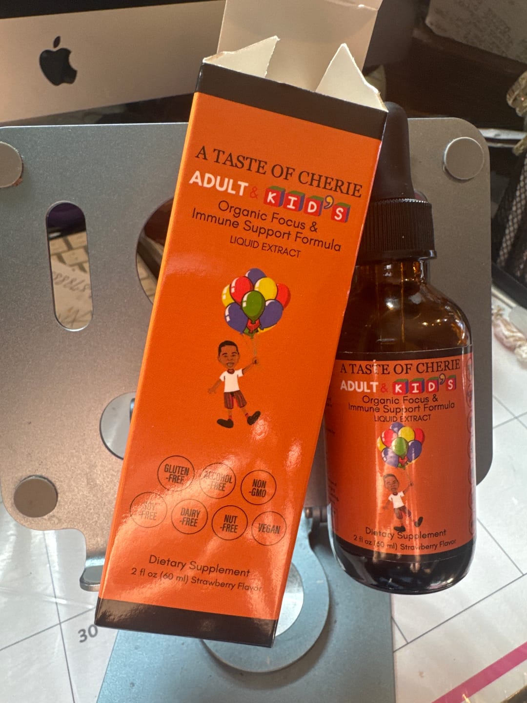 Customer photo review of Focus and Immune Support Blend - Liquid Extract