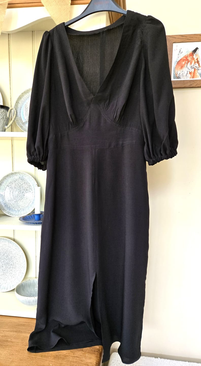 Customer photo review of Plain Viscose Poplin Fabric