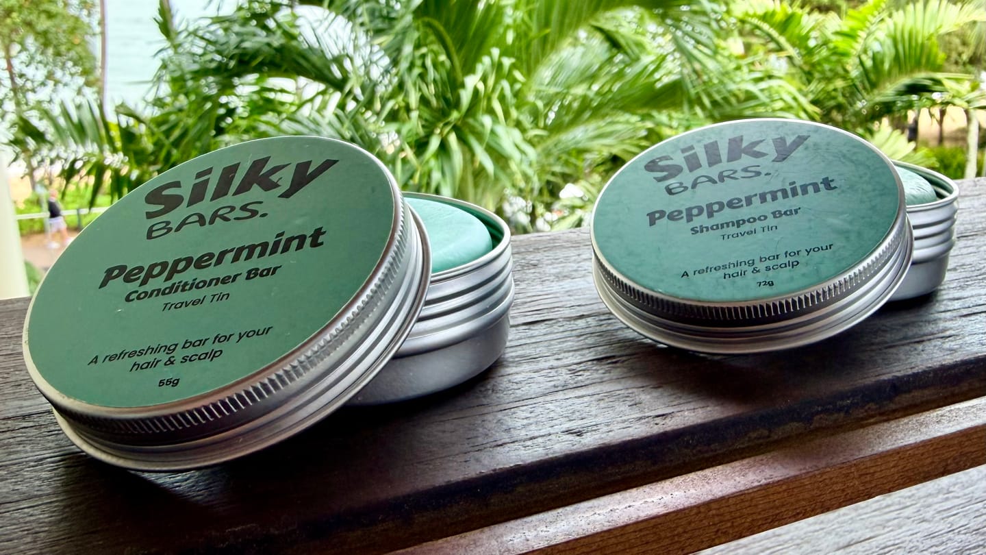Customer photo review of Peppermint Oil Anti-Dryness Conditioner Bar