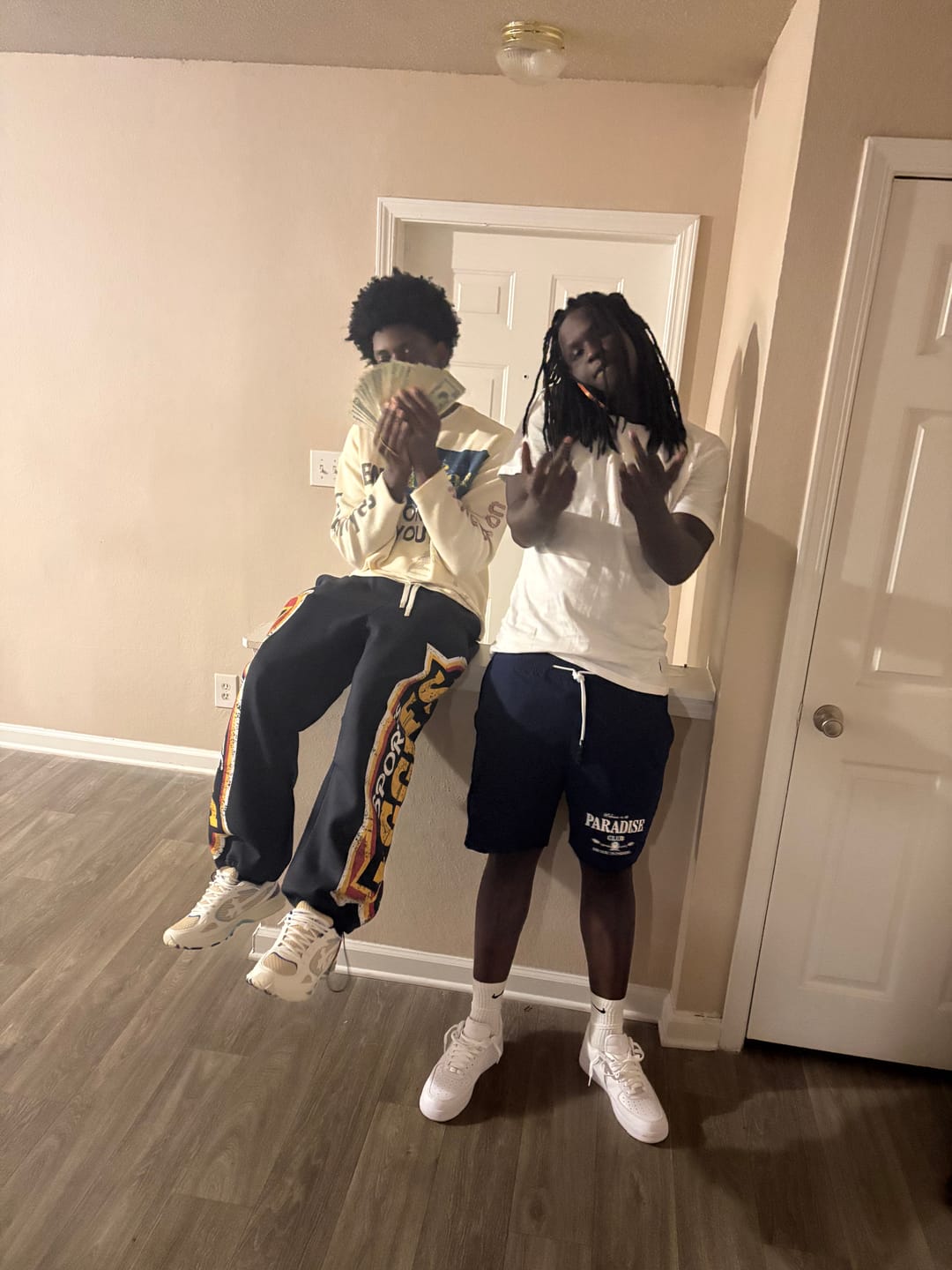 Customer photo review of Omirad “COPYCAT WAR” Heavy Waffle Long Sleeve
