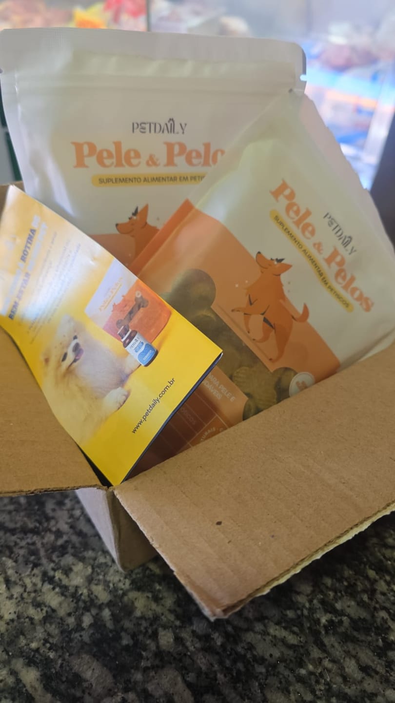 Customer photo review of SUPLEMENTO PELE E PELOS