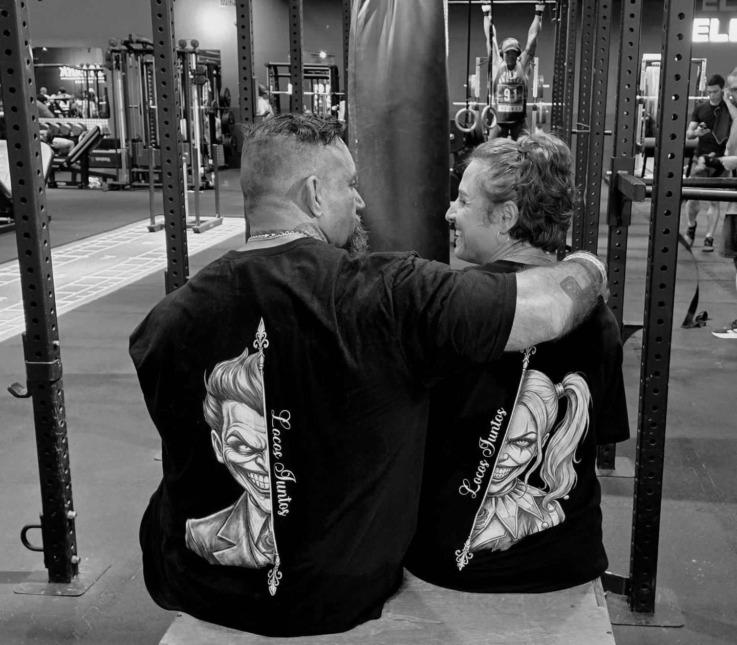 Customer photo review of Locos Juntos Joker Real - Premium Shirt Unisex ***
