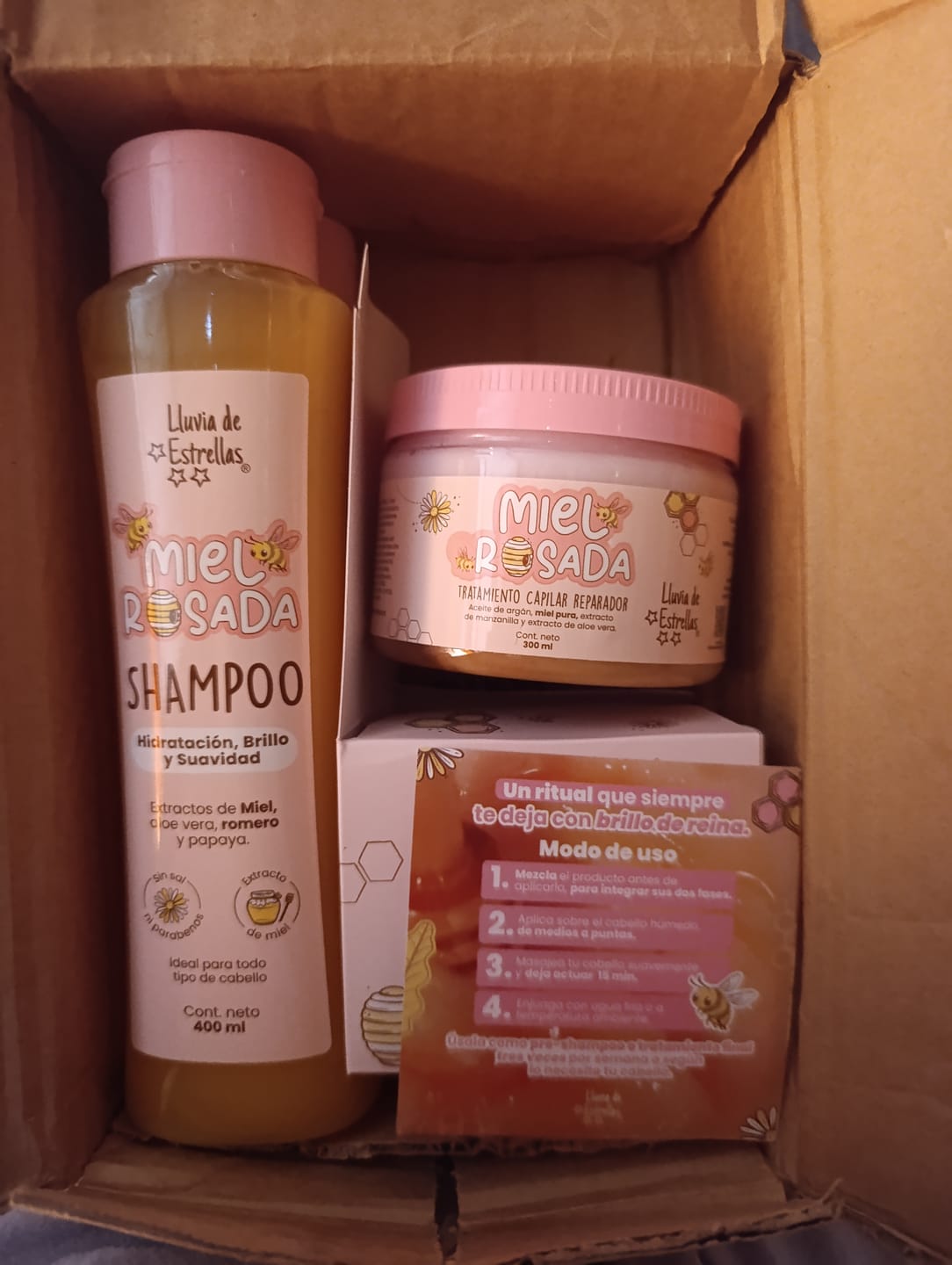 Customer photo review of LINEA MIEL ROSADA