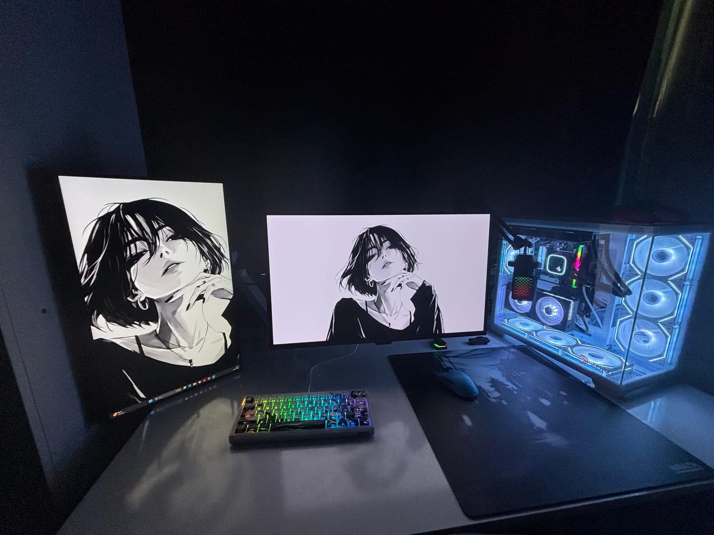 Customer photo review of Wraith Cyberglass Cam Mousepad