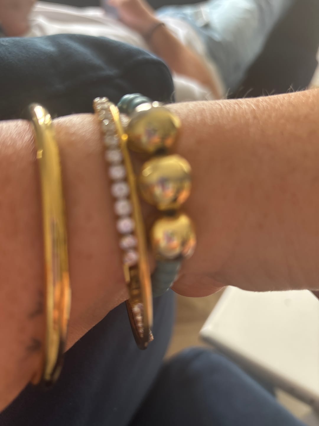 Customer photo review of Timeless Tennis Bracelet