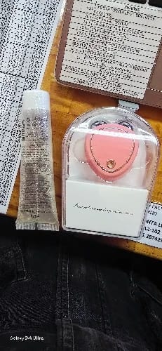 Customer photo review of Electric Micro-Current Face Massager for Firming and Slimming