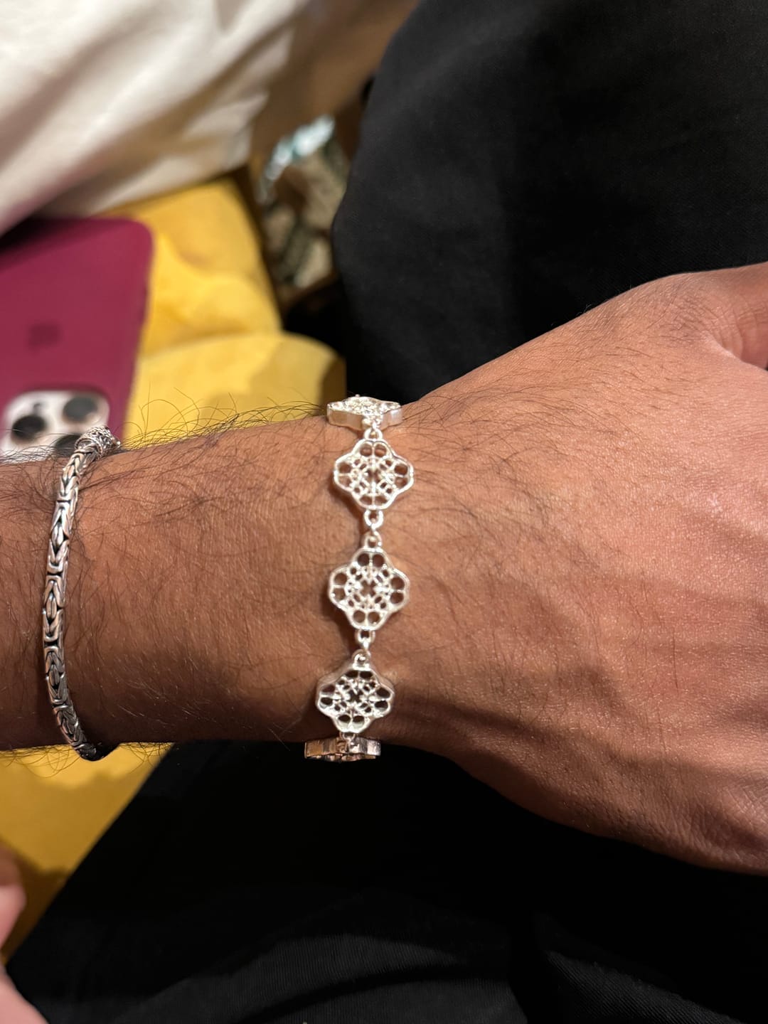 Customer photo review of CLEE Bracelet – 925 Sterling Silver