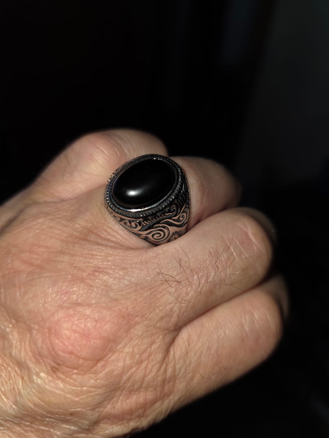 Customer photo review of BLACK EYES.