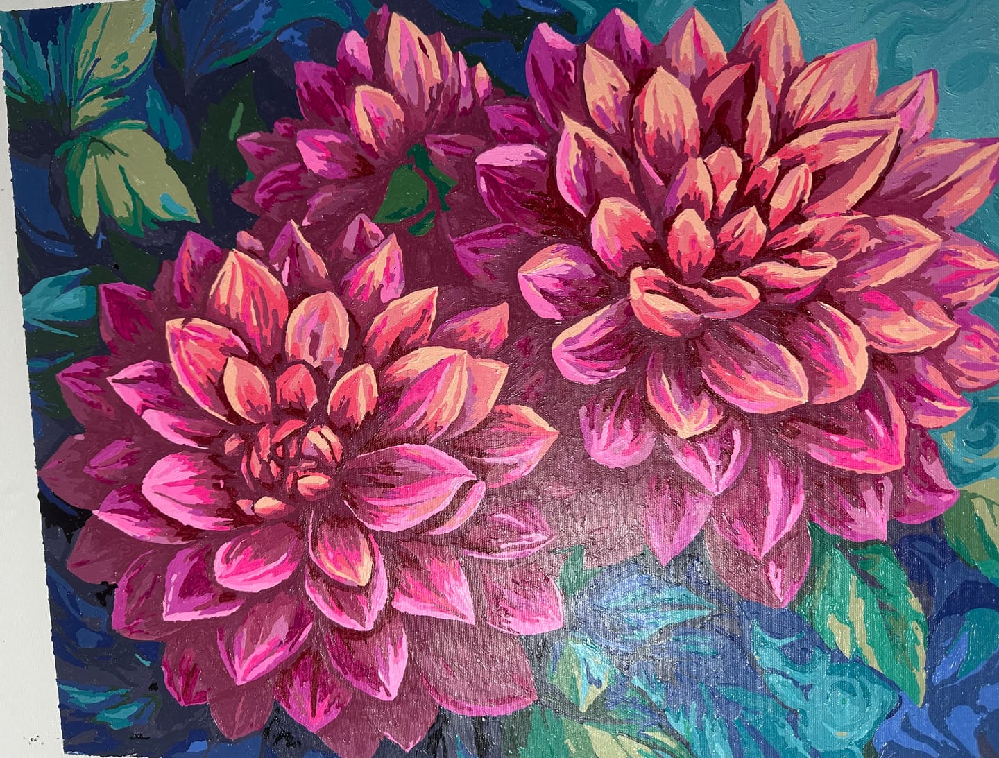 Customer photo review of Scarlet Dahlias