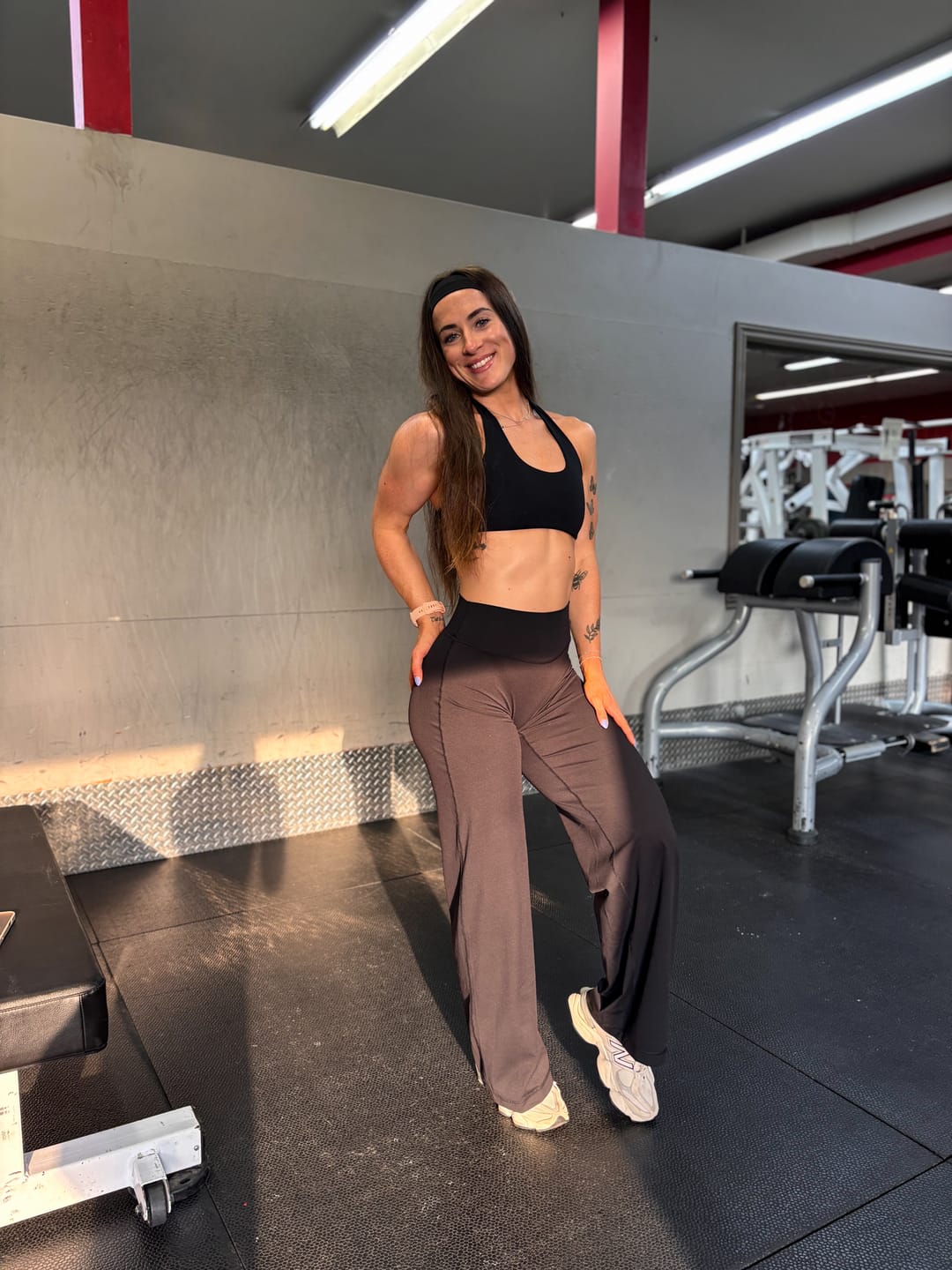 Customer photo review of Black Straight Leg Pant