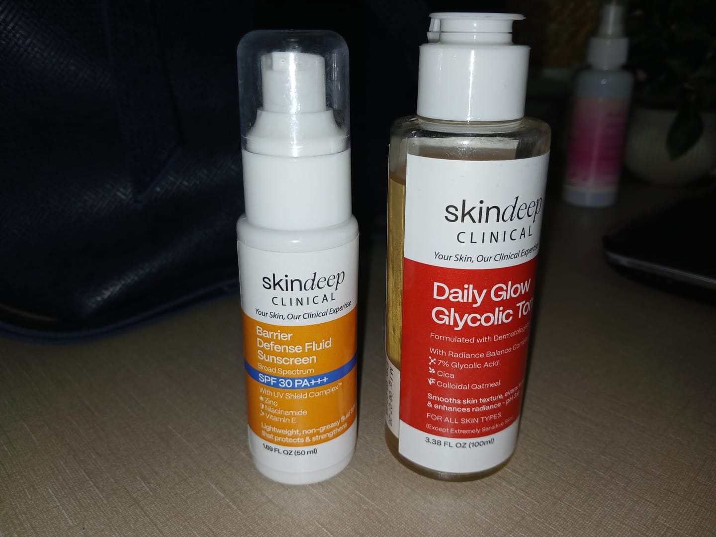 Customer photo review of Barrier Defense Fluid Sunscreen
