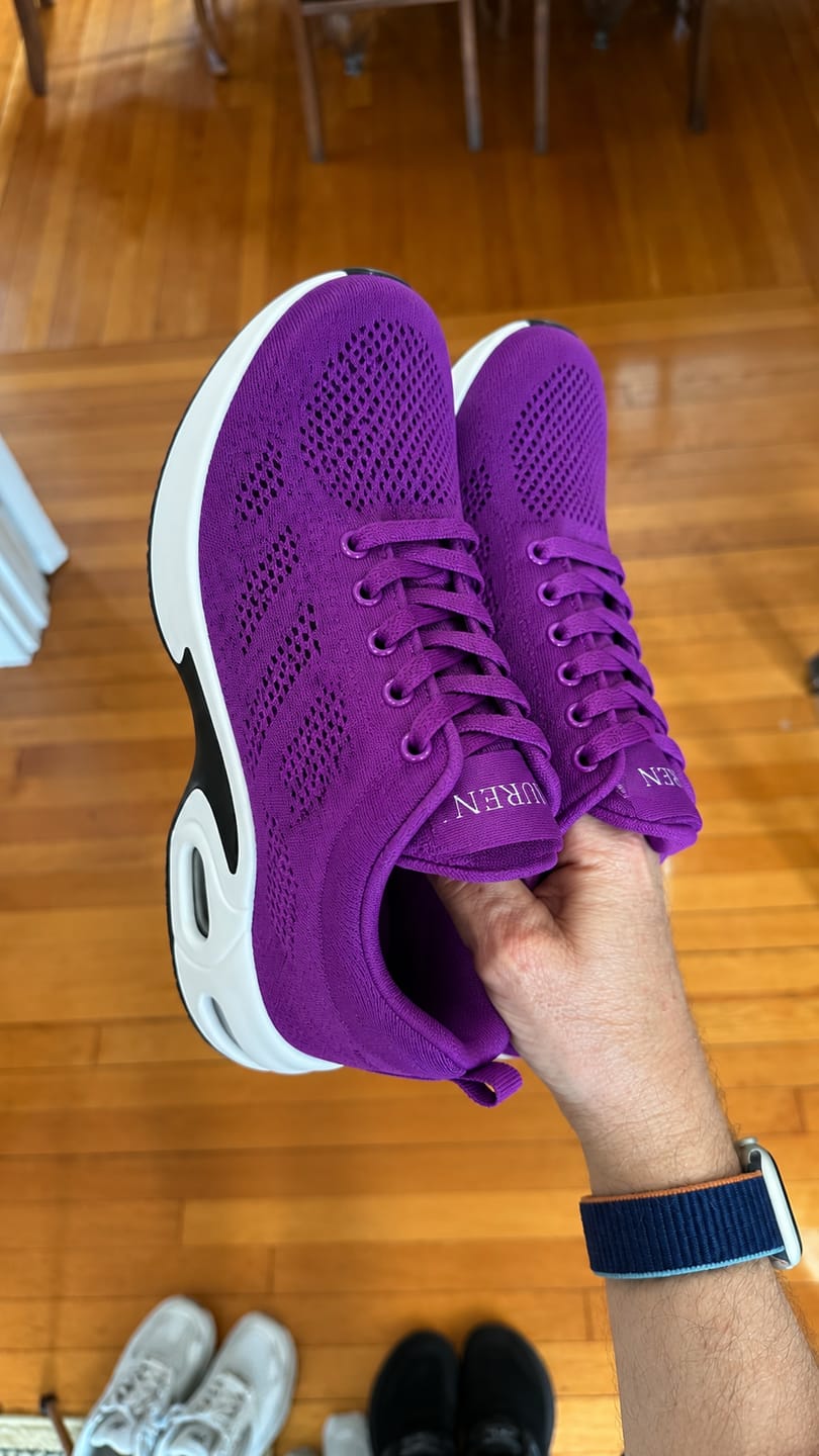 Customer photo review of AUREN™ Orthopedic Slip-On Walking Sneakers with 4-Layer Orthotic Insole