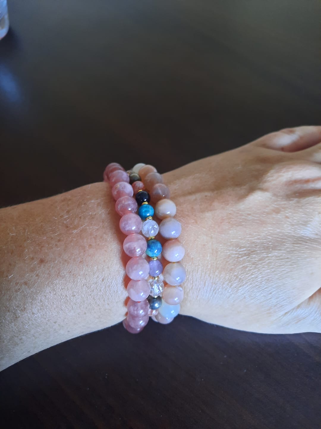 Customer photo review of Bracelet Pierre de Soleil "Optimisme"
