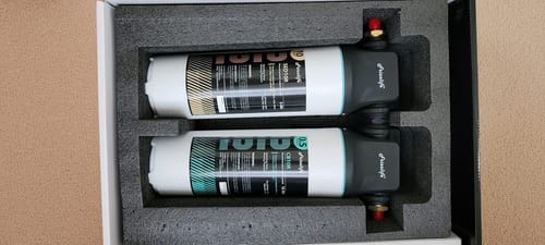 Customer photo review of Frizzlife DW10 Untertisch-Wasserfiltersystem, NSF/ANSI 53&42 zertifizierte Elemente, direkt angeschlossener 2-stufiger Wasserfilter
