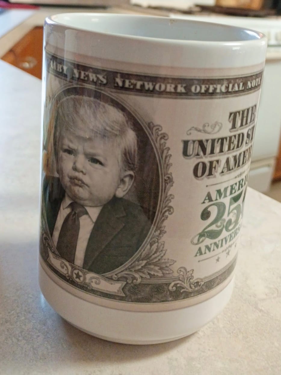 Customer photo review of "250th Anniversary Bill" Mug