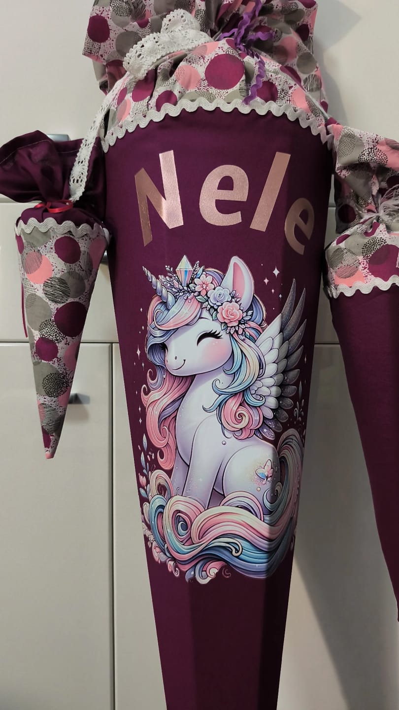 Customer photo review of Bügelbild Einhorn Mirabella Funkelschweif