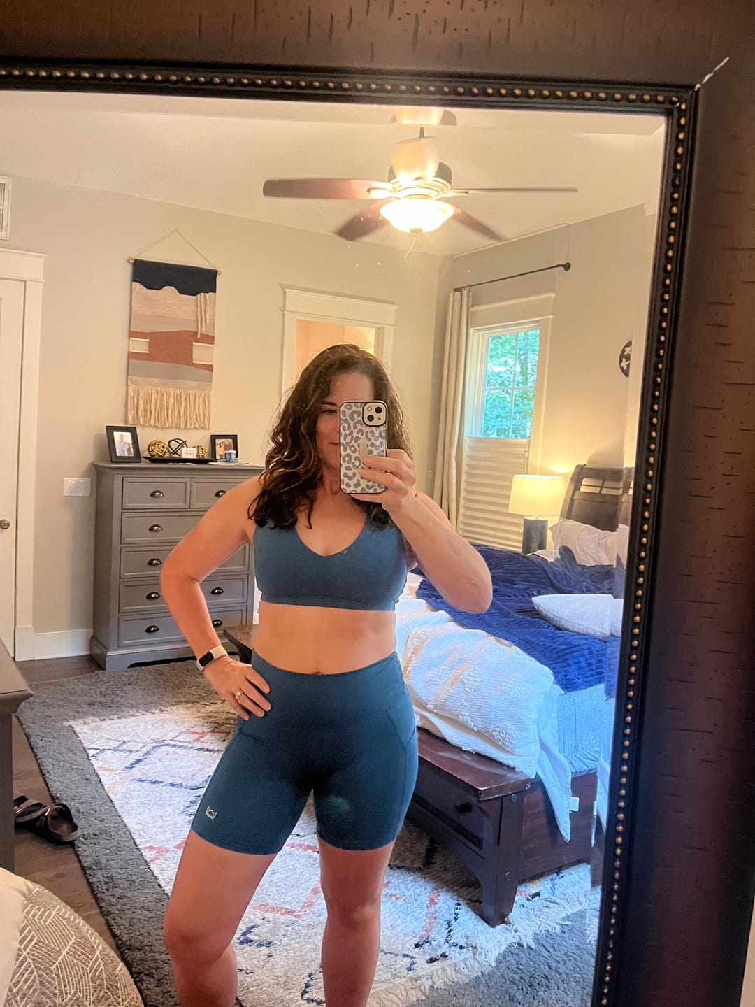 Customer photo review of DAYDREAM V-Scoop Neck Racerback Sports Bra
