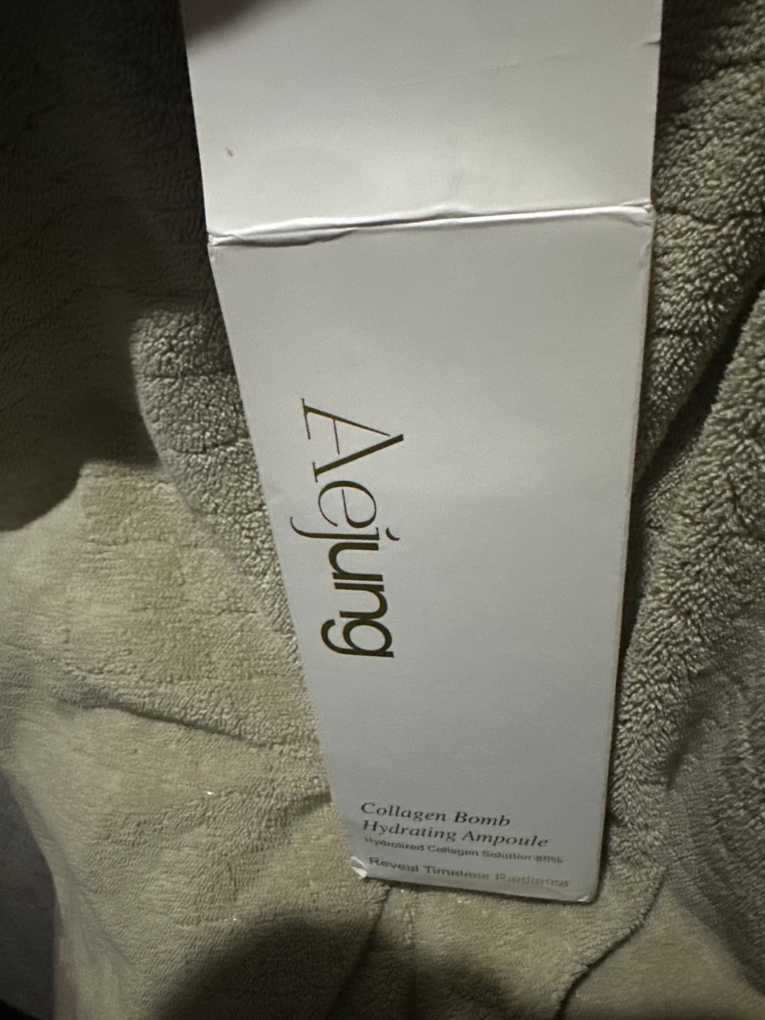 Customer photo review of Aejung™ Collagen Bomb Hydrating Ampoule