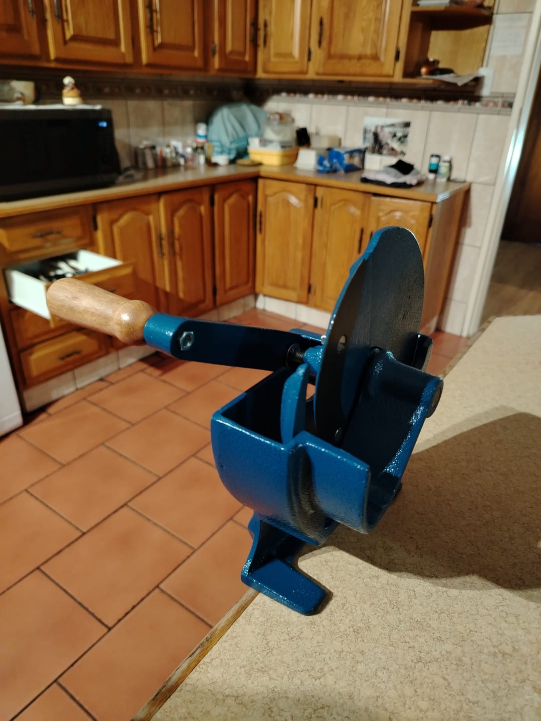 Customer photo review of Hand Biltong Slicer Multi
