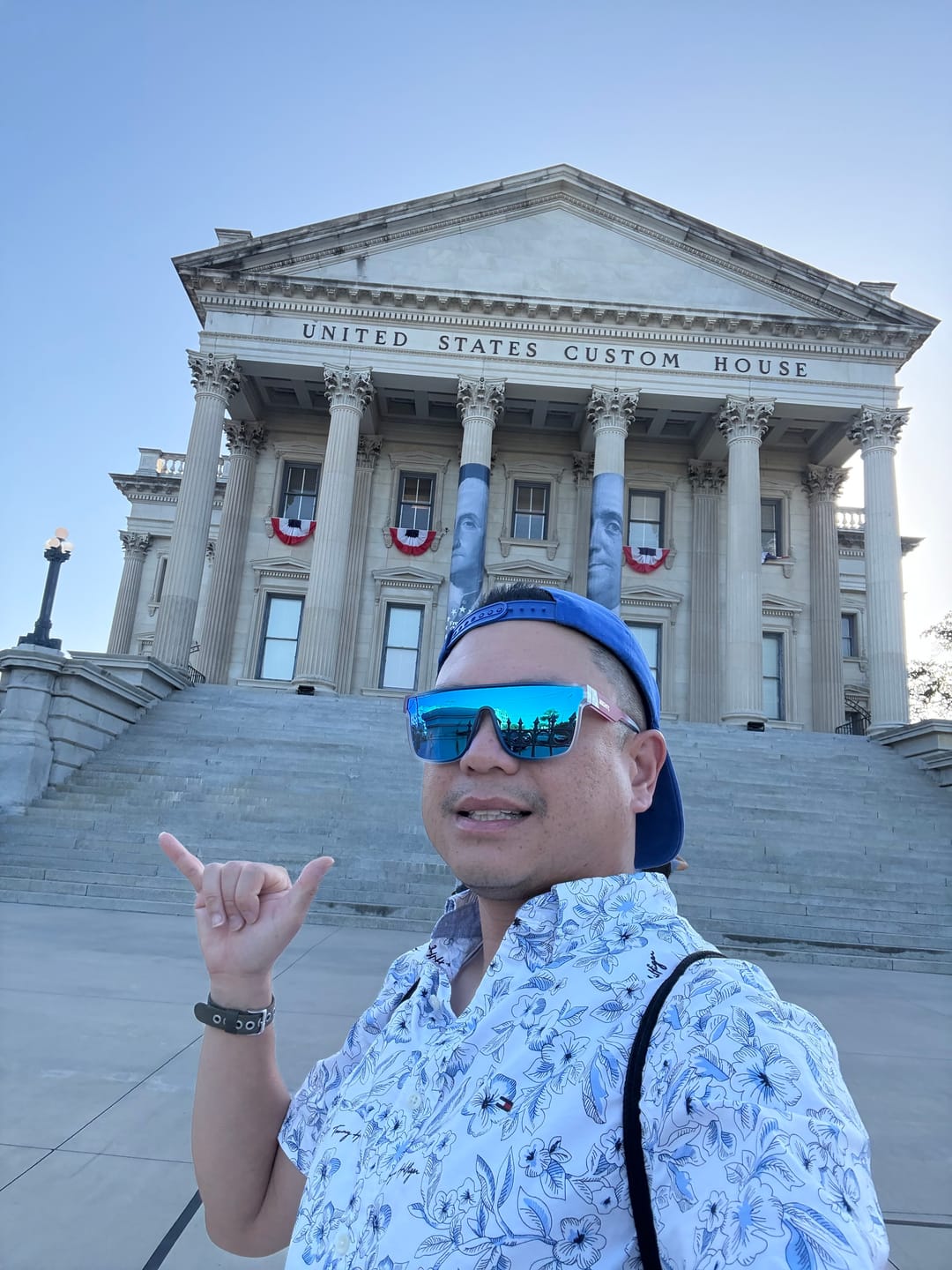 Customer photo review of 80Eighty® Polarized Murica Sunglasses