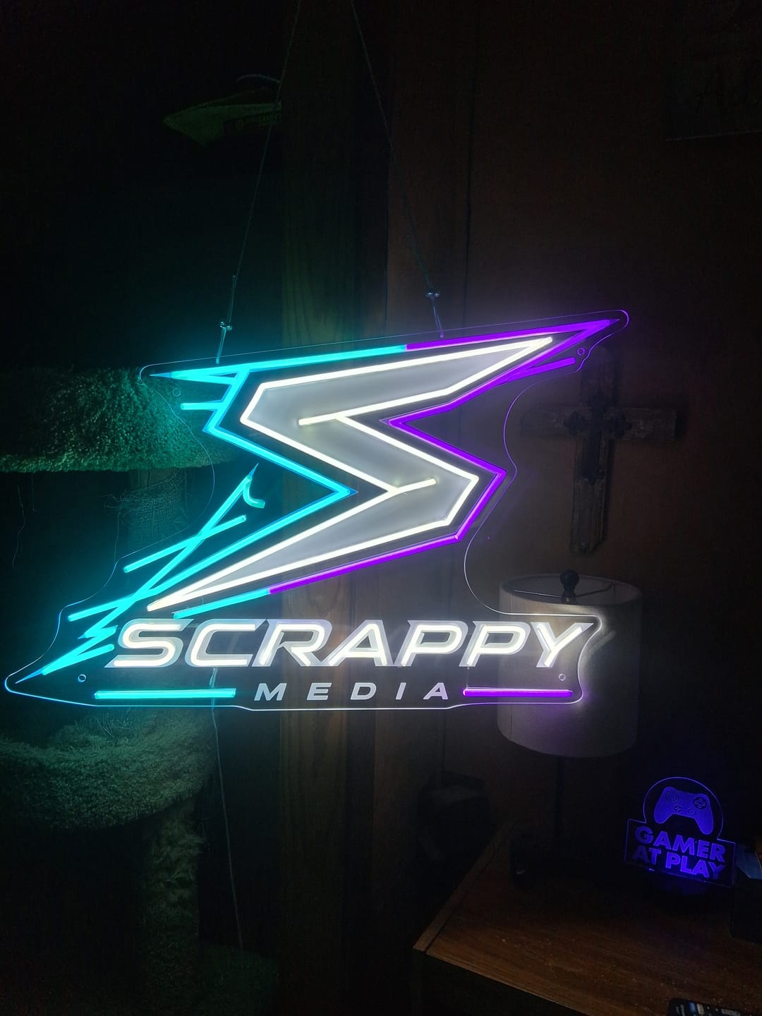 Customer photo review of SCAPPY MEDIA  | Led Neon Sign