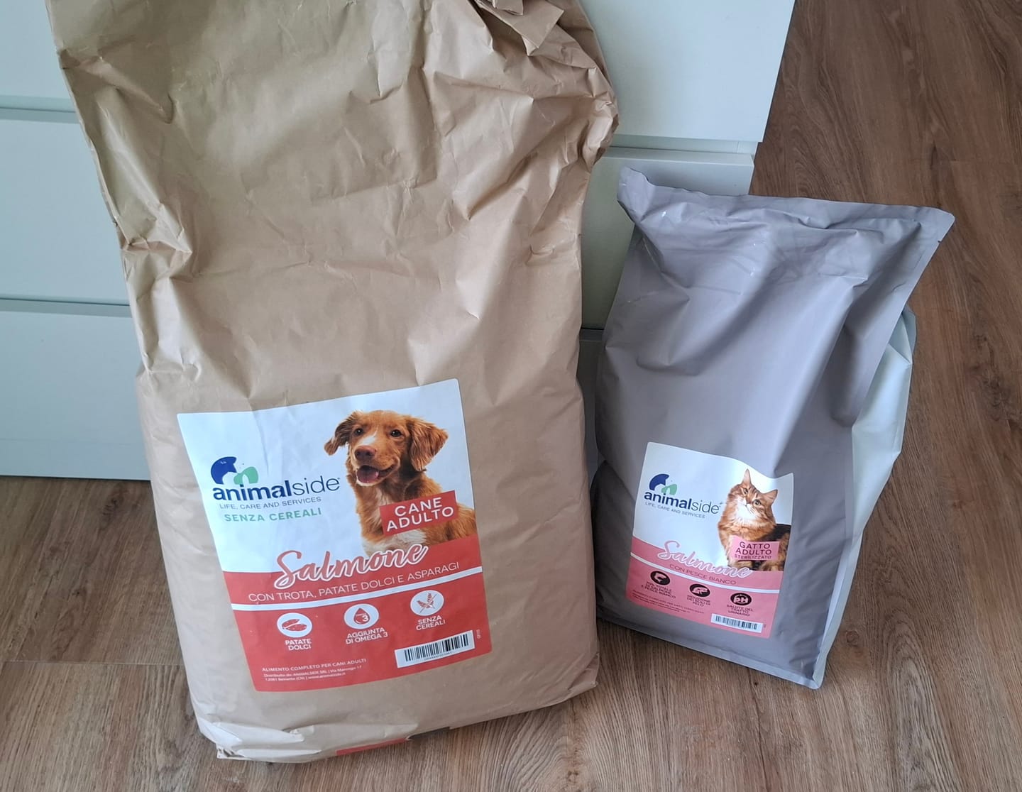 Customer photo review of Linea Grain Free - Salmone con Trota, Patate Dolci e Asparagi - Cane Adulto