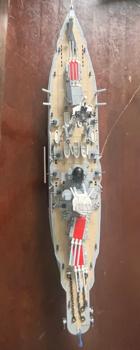 Customer photo review of COBI Battleship USS Arizona (BB-39): Set #4843
