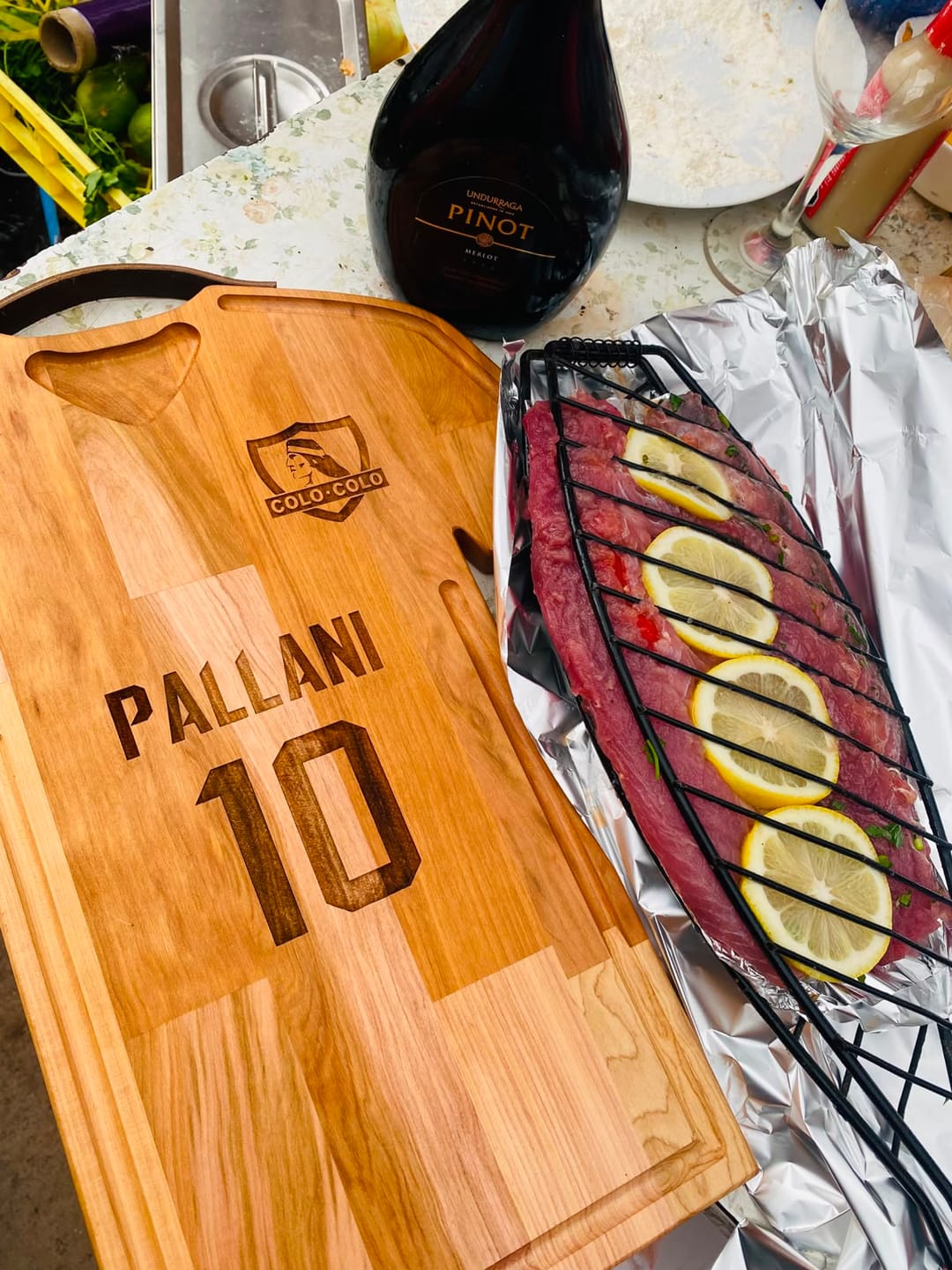 Customer photo review of Tabla Camiseta Futbol Personalizada