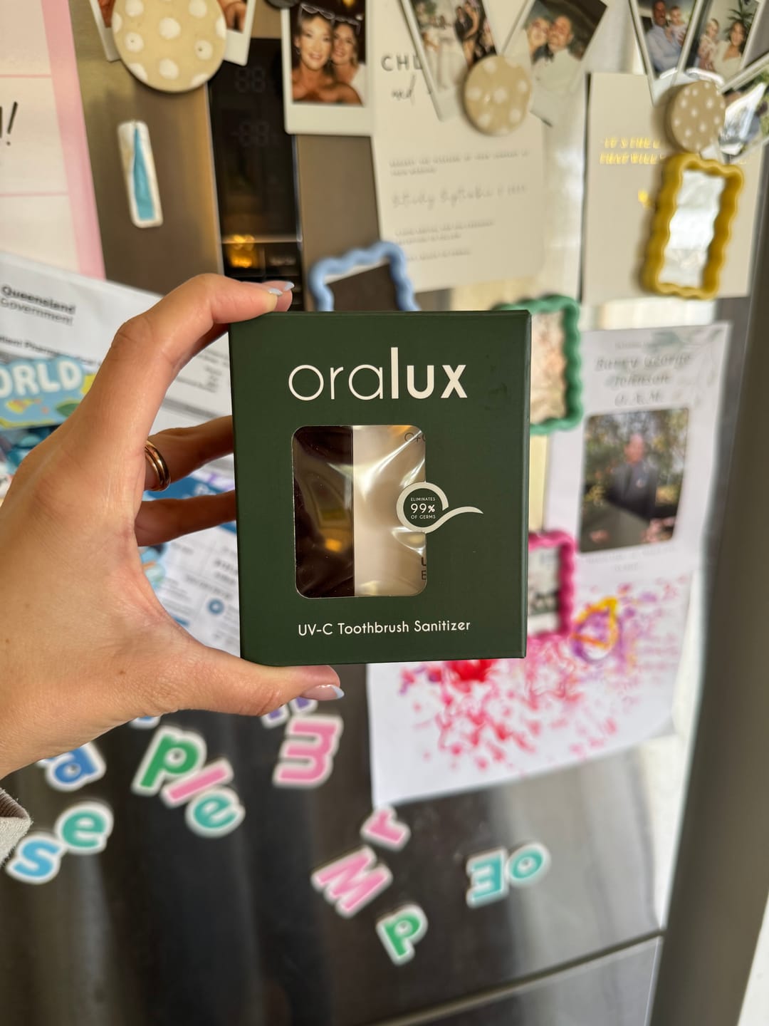 Customer photo review of UV-C Toothbrush Sanitizer