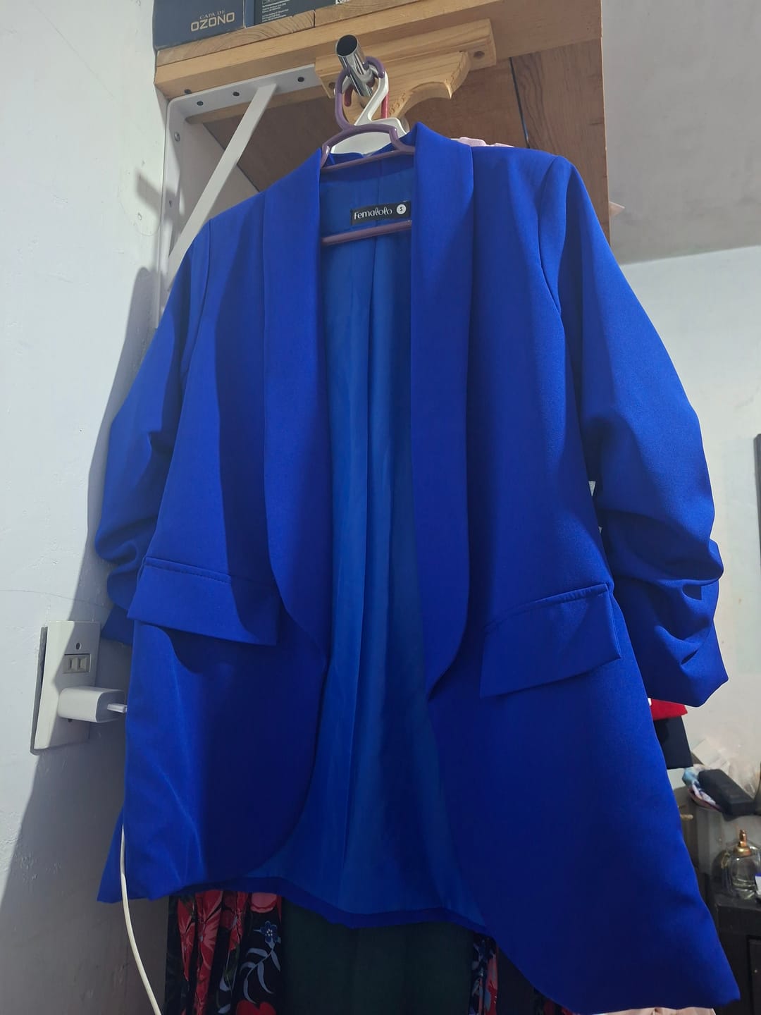 Customer photo review of Blazer Coddy Azul Rey