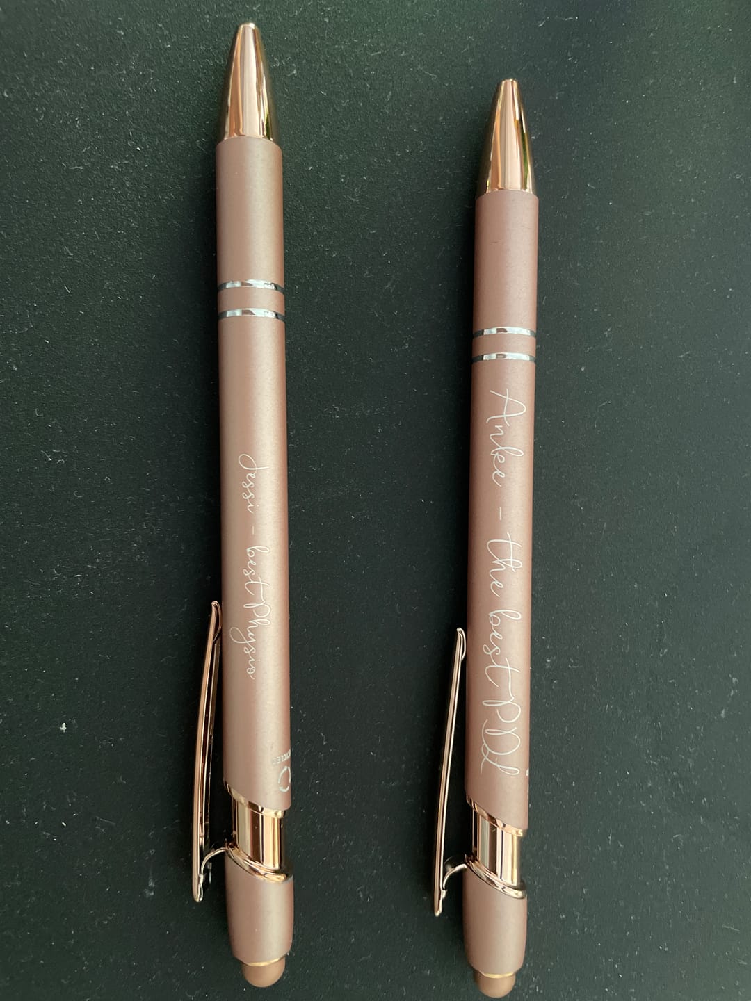 Customer photo review of Personalisierter Kugelschreiber Abschied