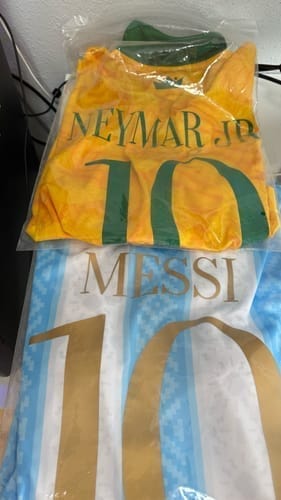 Customer photo review of Maillot Sélection da Argentine I 24/25 - Bleu et Blanc